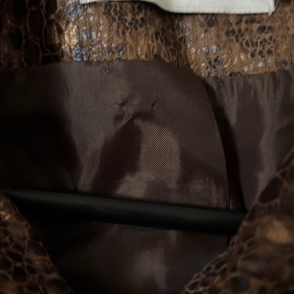 Alfred Dunner Animal Print Jacket Brown Bronze Size 16 Women’s Plus - Picture 6 of 7